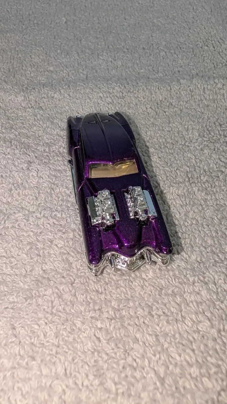 Hot Wheels 2000 Evil Twin Diecast Car 1:64 Purple/Black Vintage